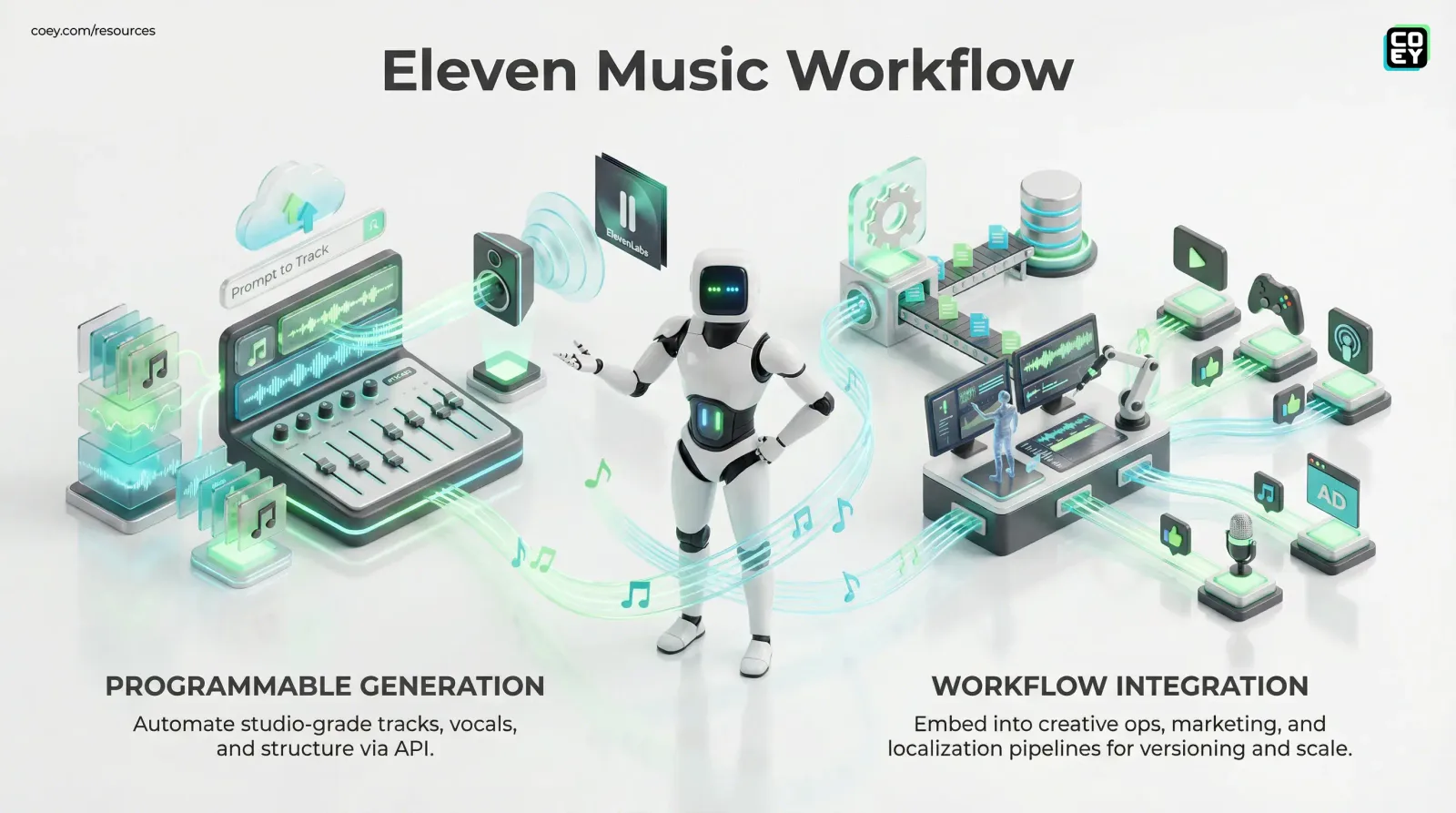 ElevenLabs Launches Eleven Music, Taking “Full-Stack Audio” Literally - COEY Resources