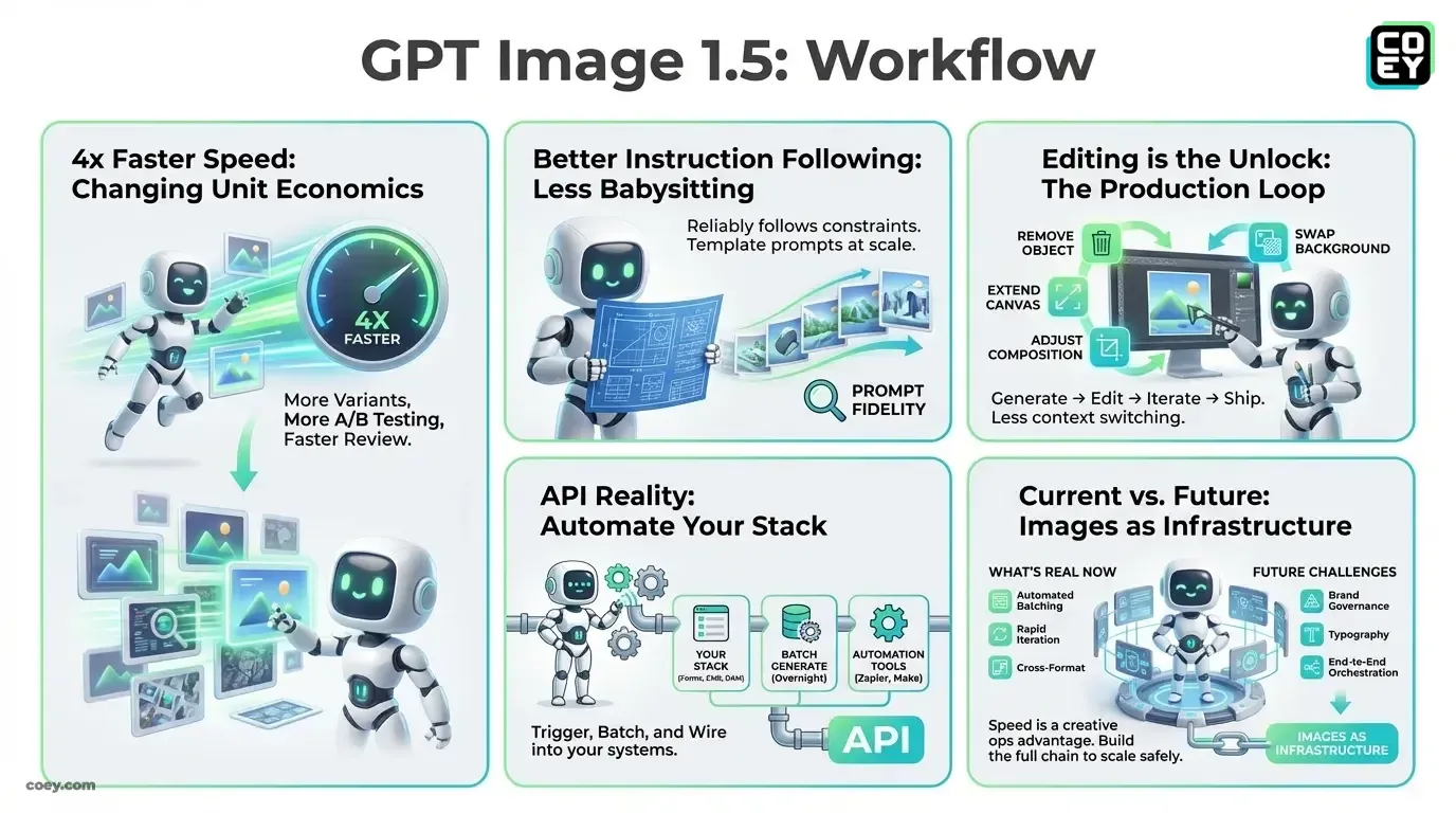 GPT Image 1.5 Is OpenAI’s Fastest Image Model Yet - and That’s a Workflow Story, Not an Art Story