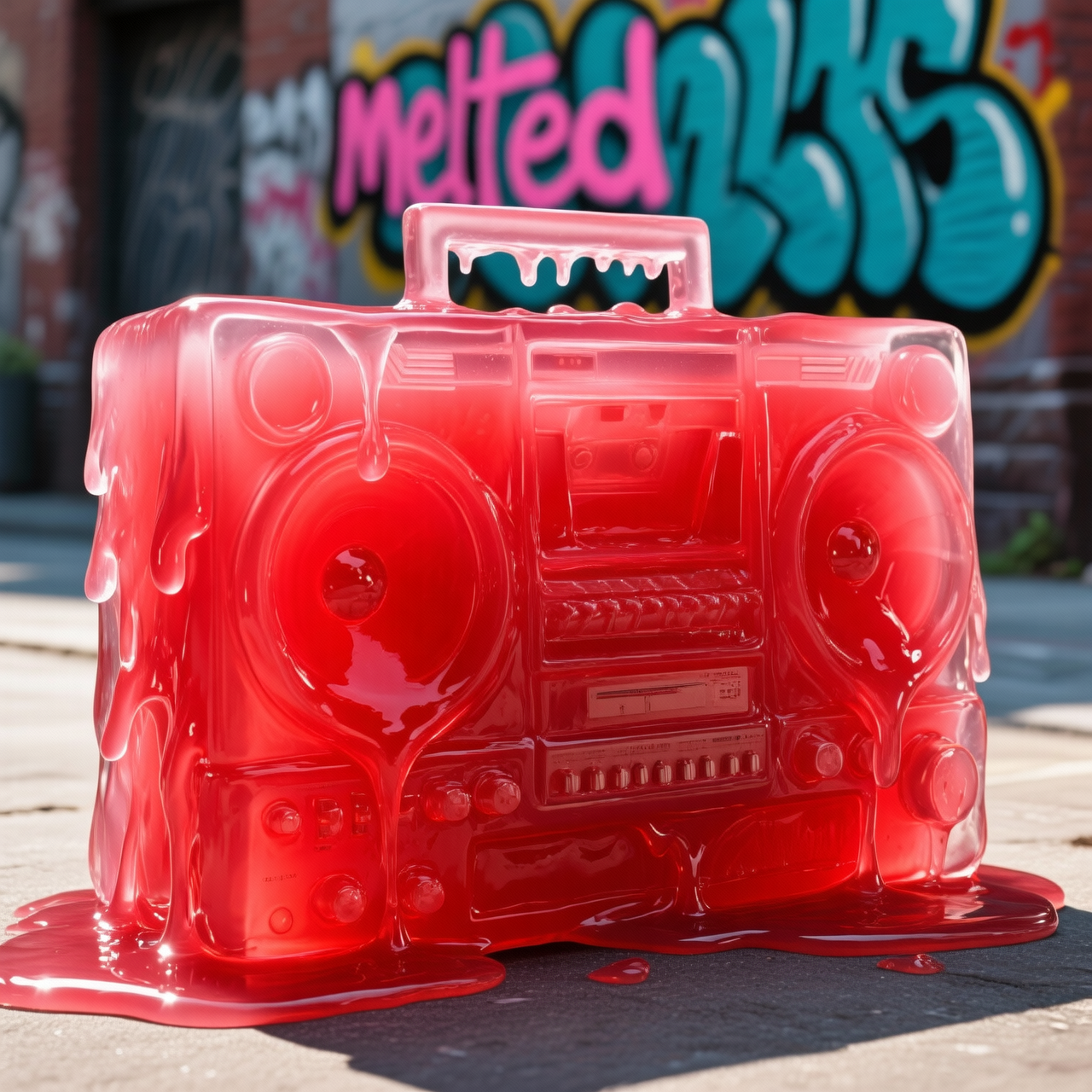 Melting Boombox : WAN 2.5 I2I