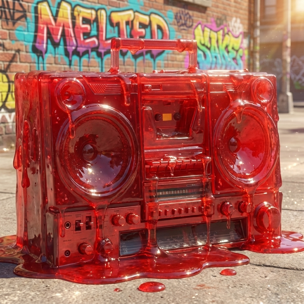 Melting Boombox : Nano Banana Pro I2I