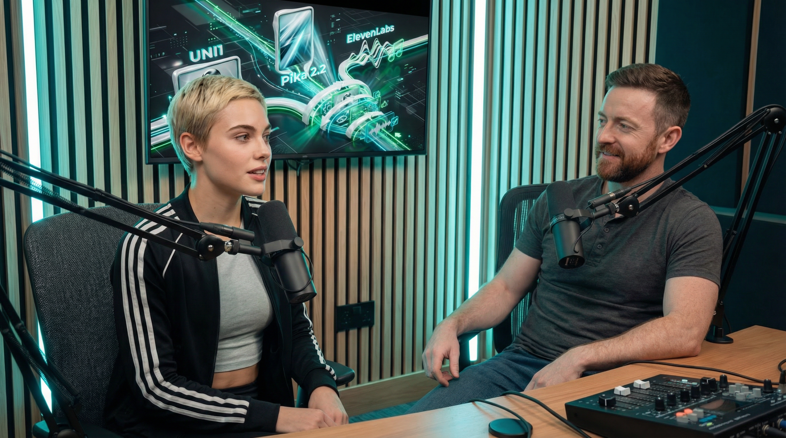 Luma_UNI1_Pika_22_and_ElevenLabs_Raise_the_Floor-studio Luma UNI1, Pika 2.2, and ElevenLabs Raise the Floor