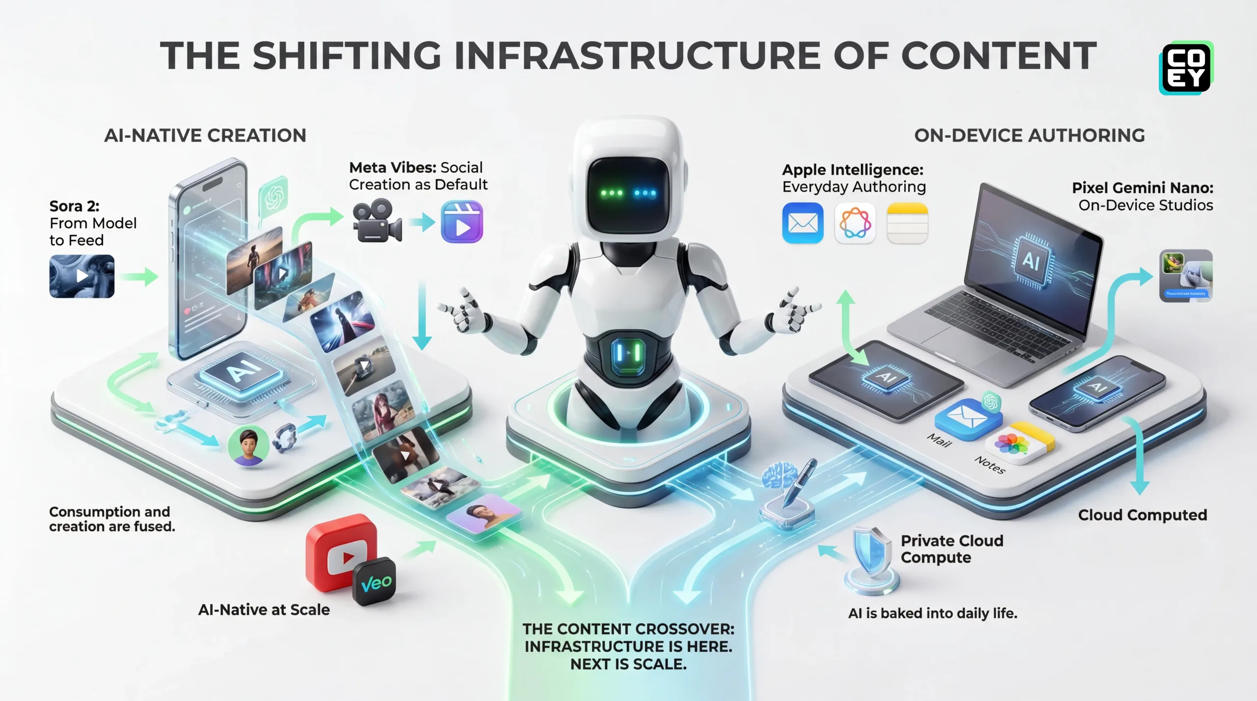 THE SHIFTING INFRASTRUCTURE OF CONTENT